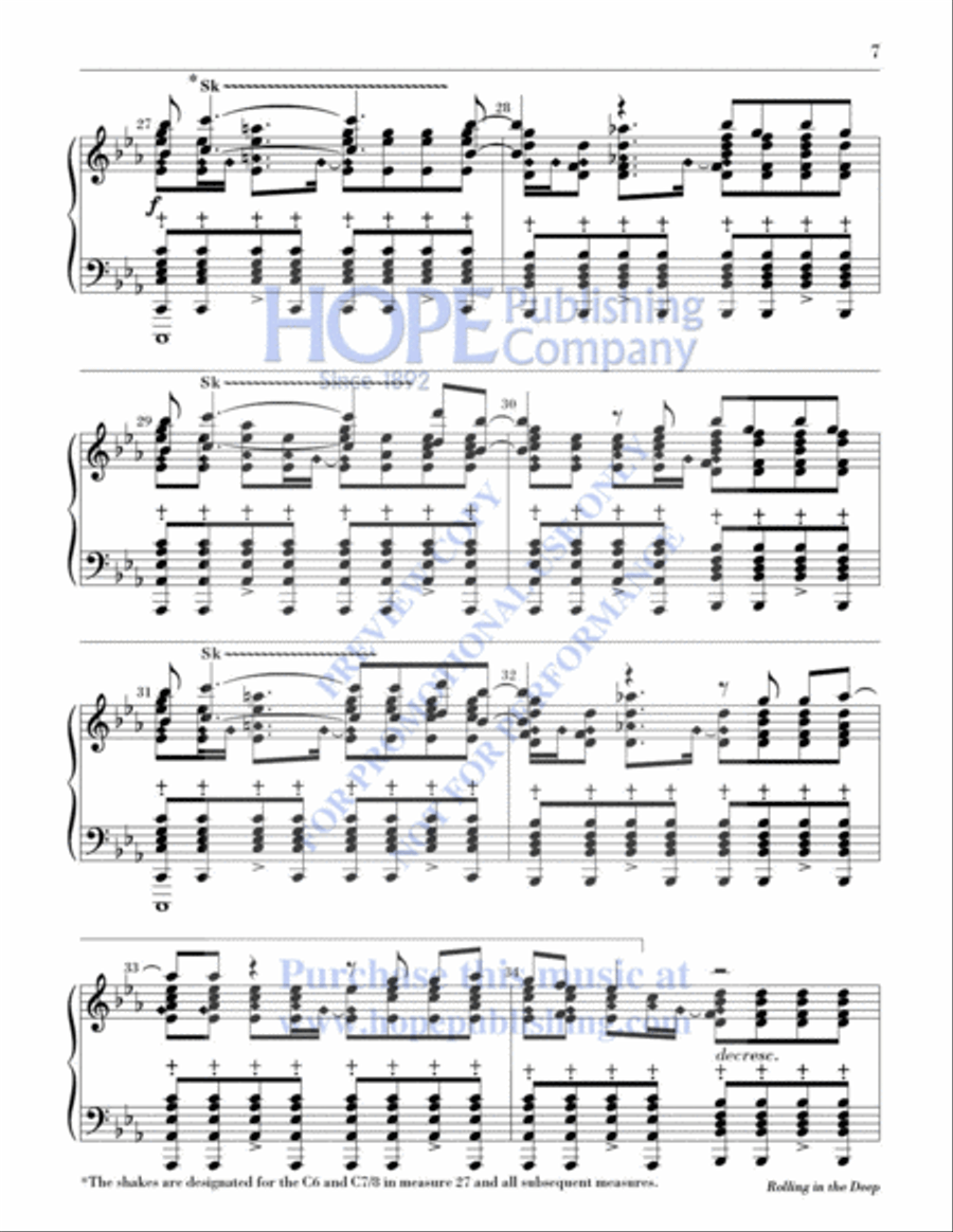 Rolling in the Deep 2-Octaves scores gallery preview page 8