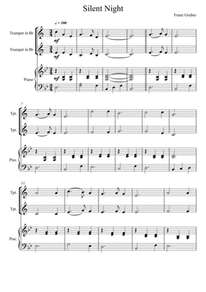 Franz Gruber - Silent Night Bb Key (Trumpet Solo)