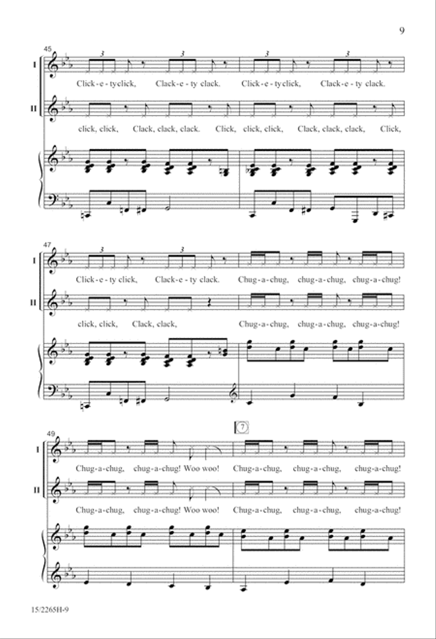 Fun Train 2-Part scores gallery preview page 10