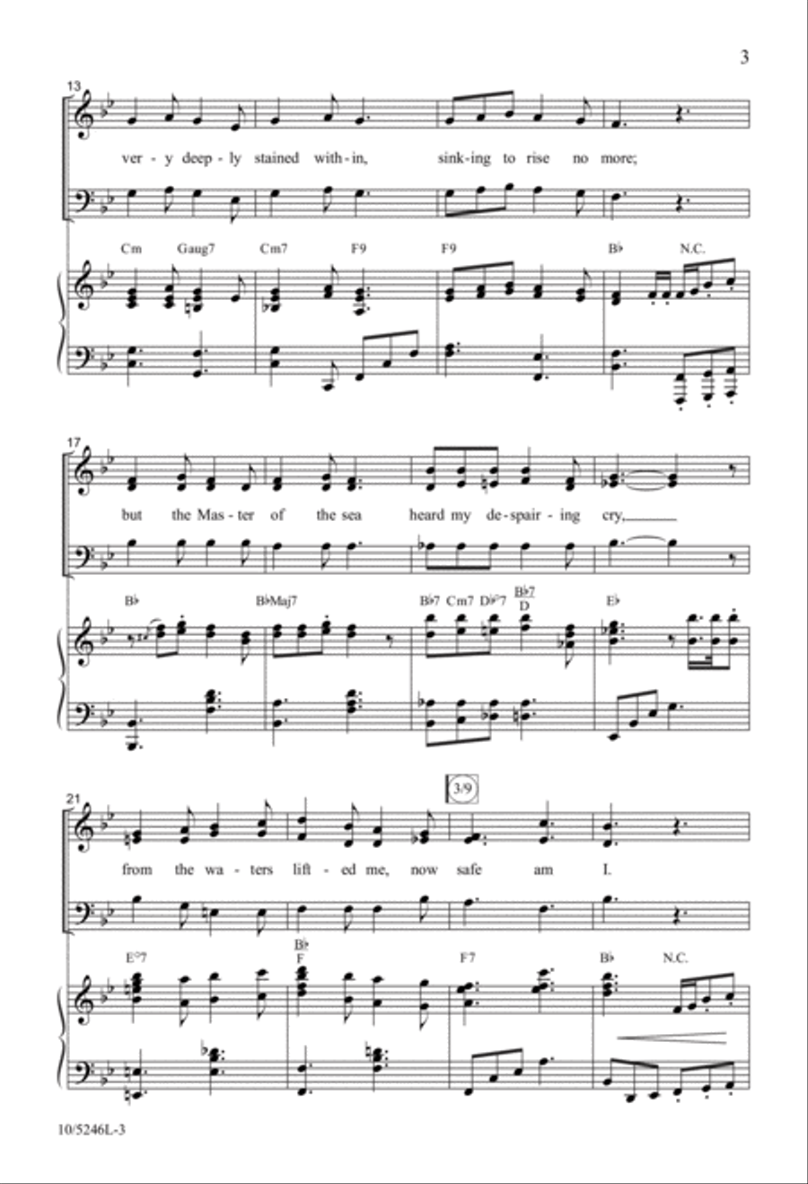 Love Lifted Me 3-Part scores gallery preview page 3