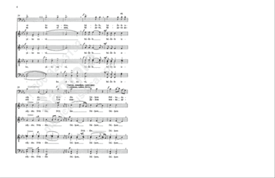 From My Youth 4-Part scores gallery preview page 5