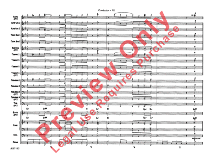 Summertime (from Porgy and Bess) Jazz Ensemble scores gallery preview page 15