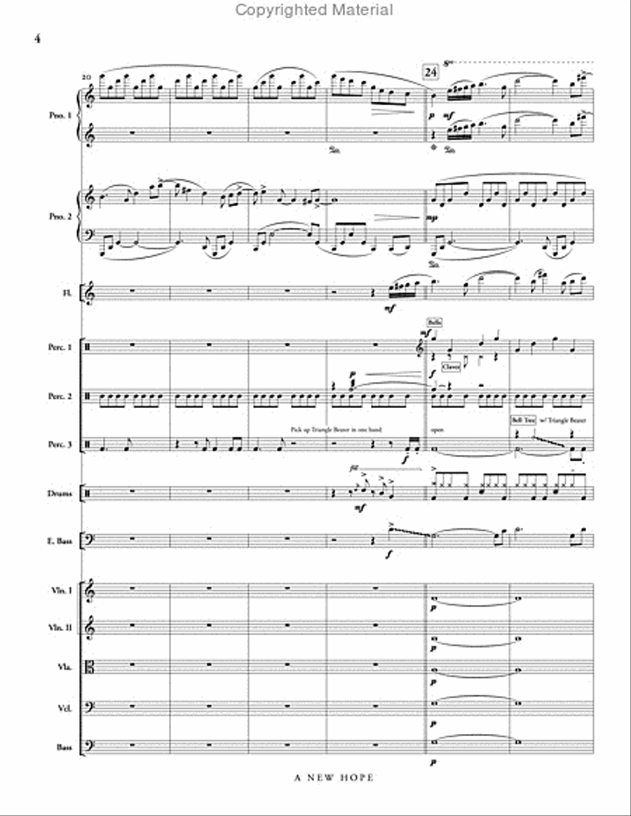 A New Hope A New Hope Piano scores gallery preview page 5