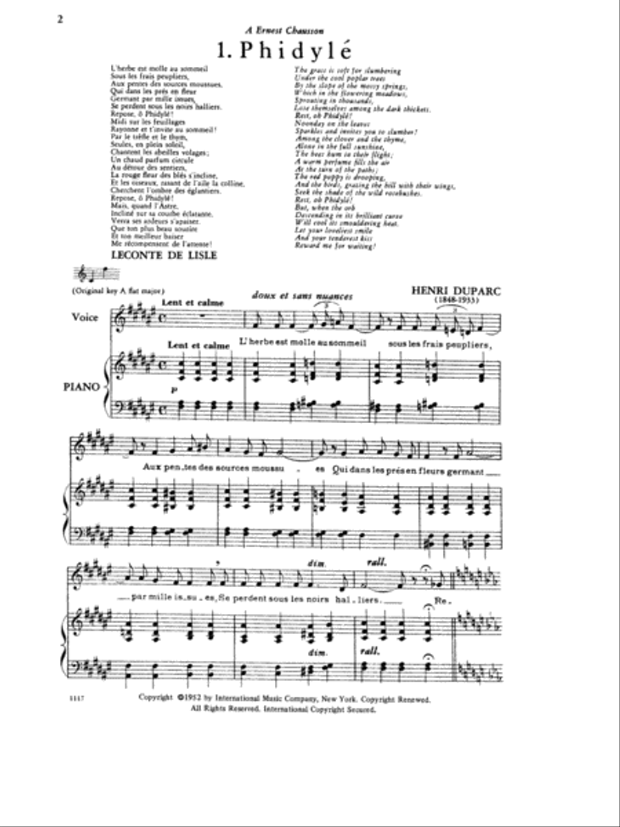 Twelve Songs For Medium Voice Medium Voice scores gallery preview page 2