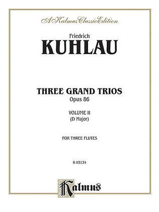 Book cover for Three Grand Trios, Op. 86, Volume 2