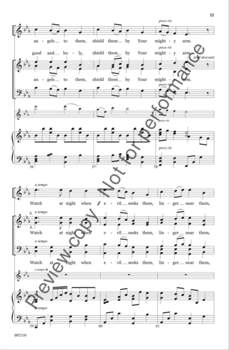 Keep Your Children 4-Part scores gallery preview page 12