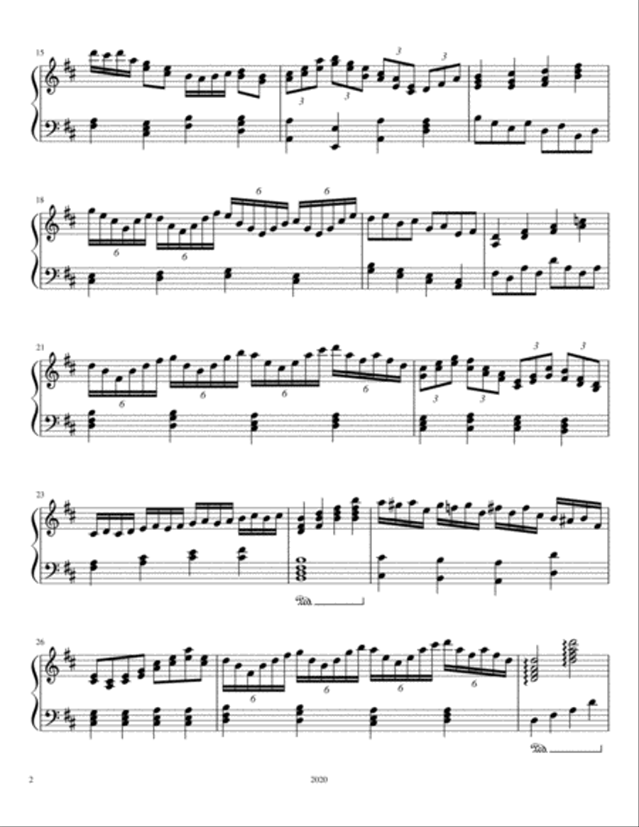 Asleep in the Attic Asleep in the Attic Piano Solo scores gallery preview page 2