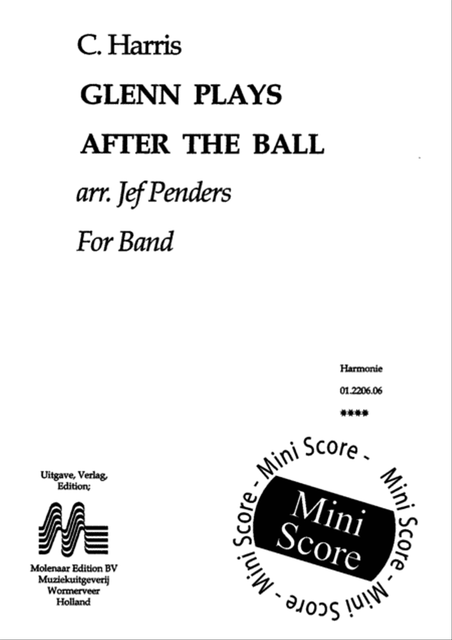 Glenn Plays Afer The Ball Concert Band scores gallery preview page 3
