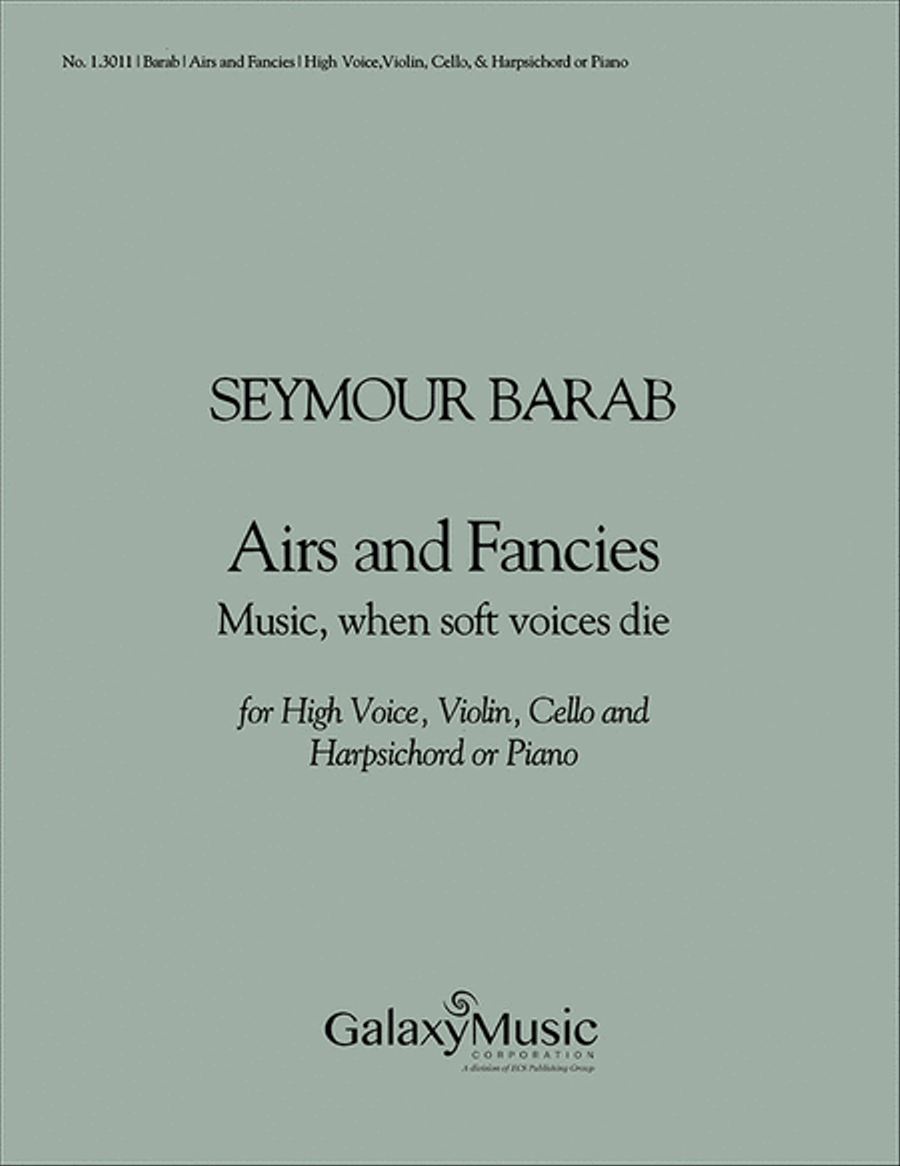 Airs & Fancies Soprano Voice scores gallery preview page 1