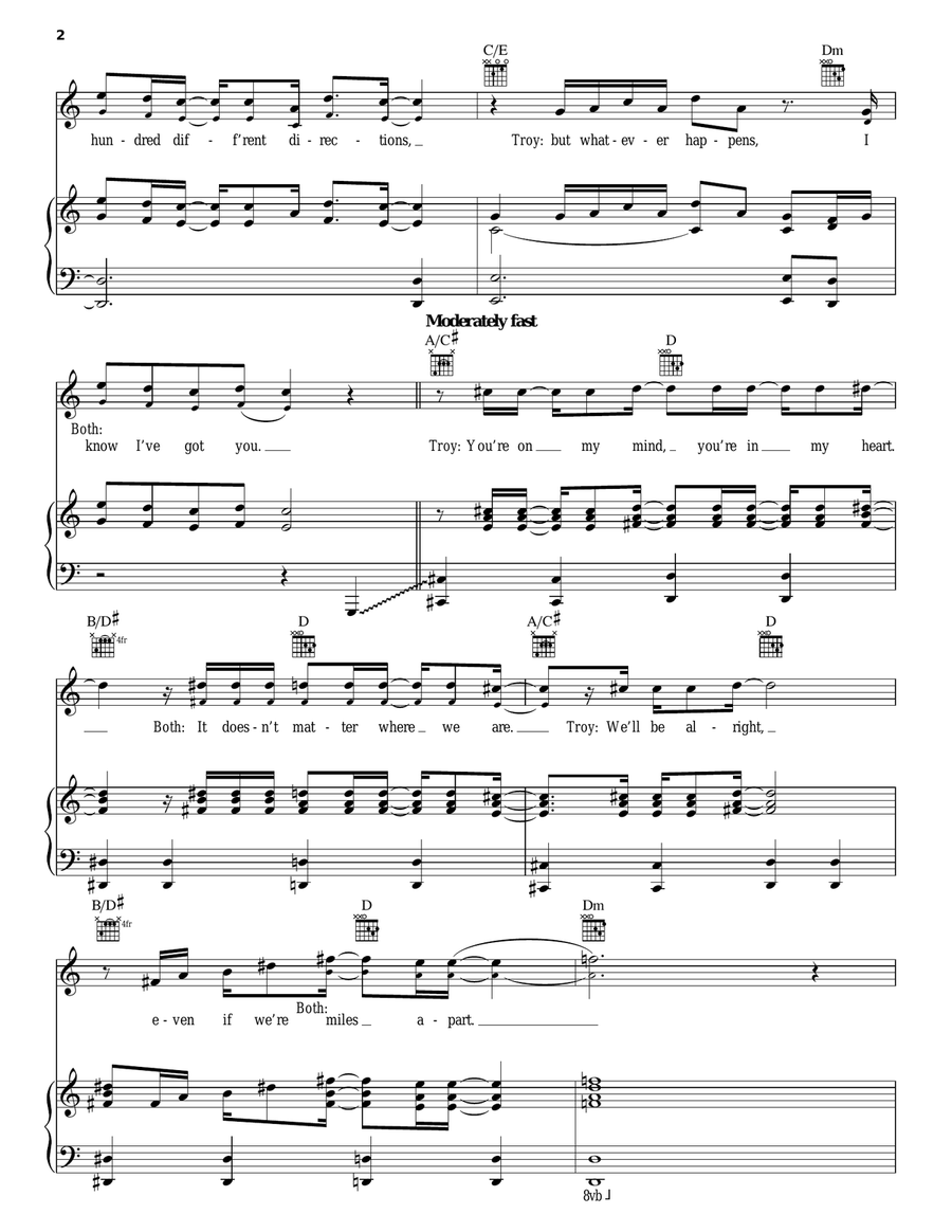 Just Wanna Be With You Just Wanna Be With You Piano, Vocal, Guitar scores gallery preview page 2