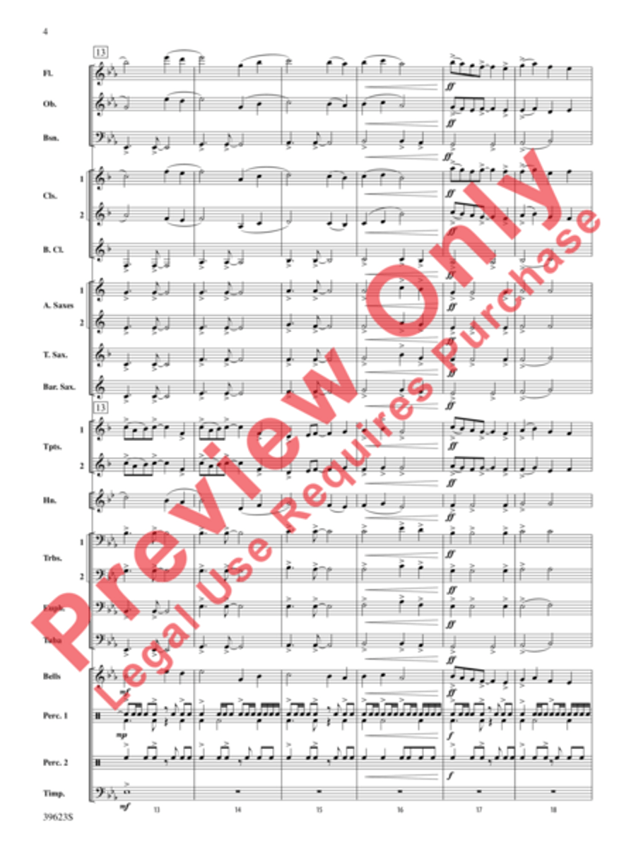 Beyond the Riverbend Beyond the Riverbend Concert Band scores gallery preview page 5