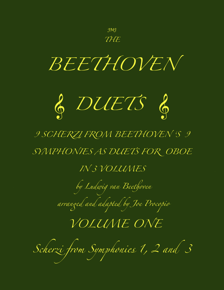 The Beethoven Duets For Oboe Volume 1 Scherzi 1, 2 and 3 image number null