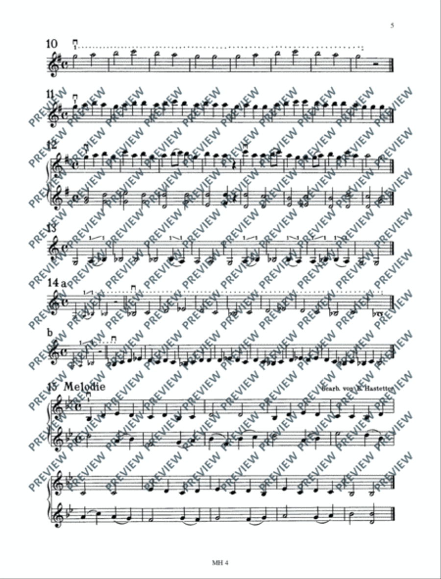 Das Geigenspiel Violin scores gallery preview page 6
