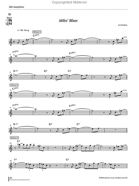 Intermediate Jazz Conception Alto & Baritone Saxophone image number null