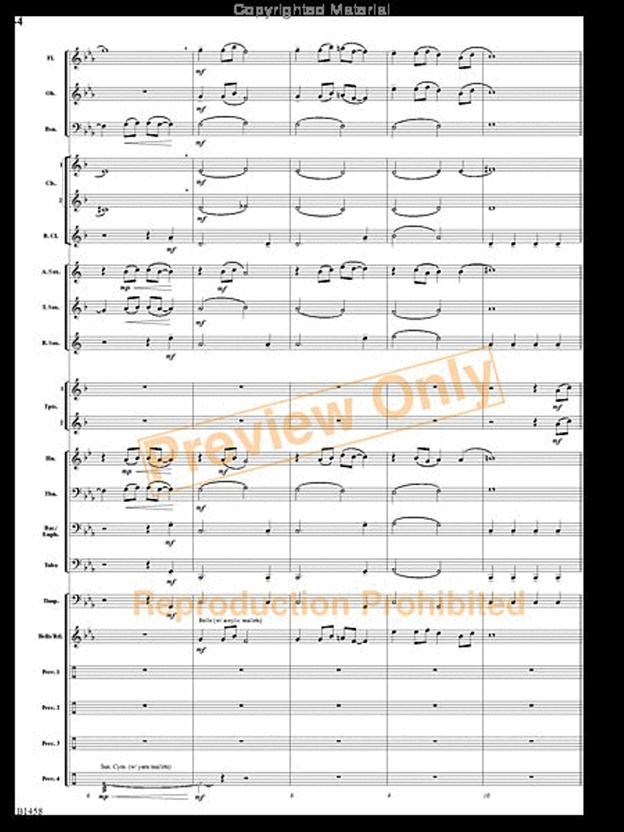 Stone Serpent Mound Concert Band scores gallery preview page 3