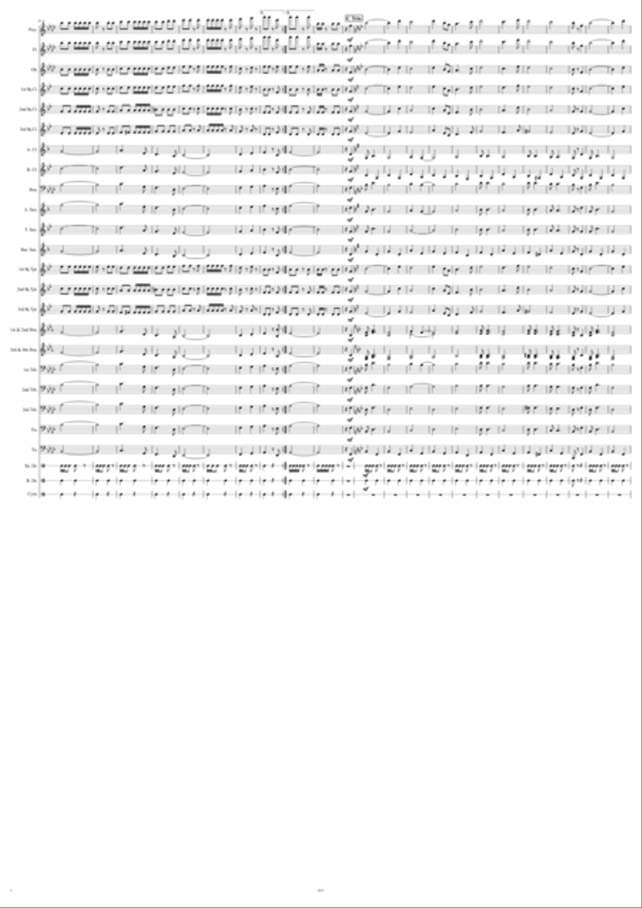 North Carolina State Troopers March Marching Band scores gallery preview page 2