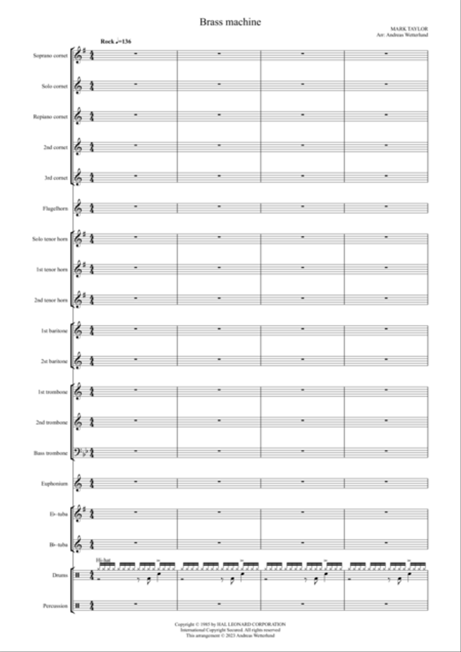 Brass Machine Brass Band scores gallery preview page 2