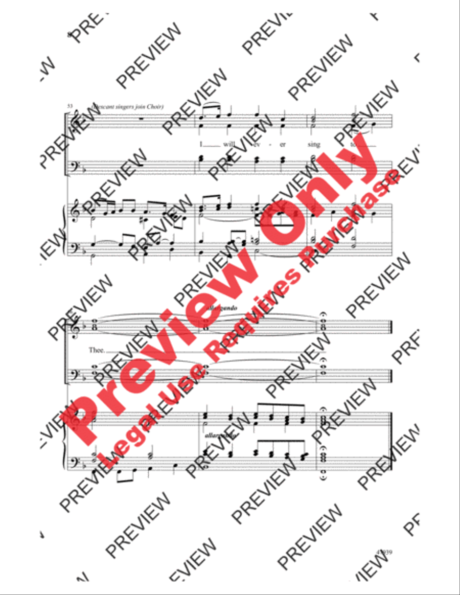 O, Thou Great Jehovah O, Thou Great Jehovah 4-Part scores gallery preview page 9