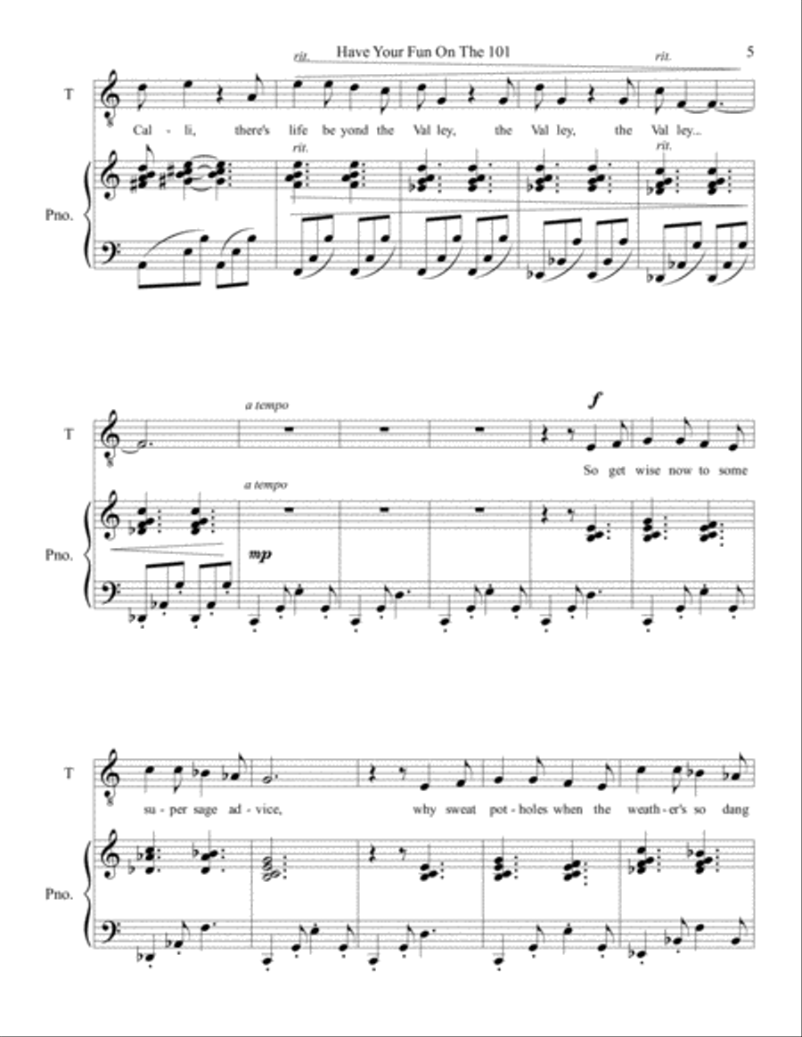 Have Your Fun On The 101 Tenor Voice scores gallery preview page 5