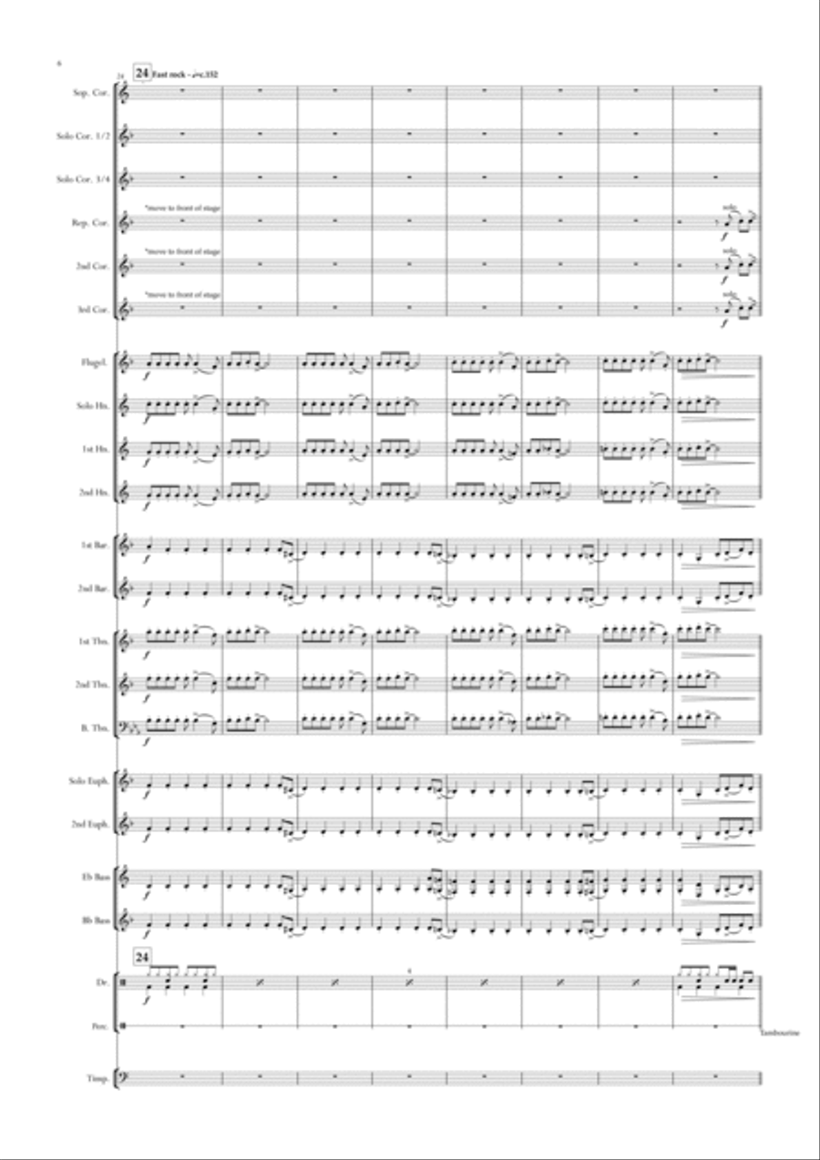 Rocket Man (i Think It's Gonna Be A Long Long Time) Brass Band scores gallery preview page 6