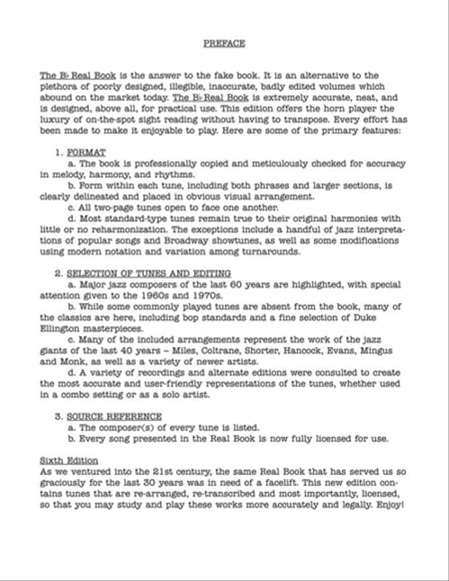 The Real Book – Volume 1 B-Flat Instrument scores gallery preview page 3