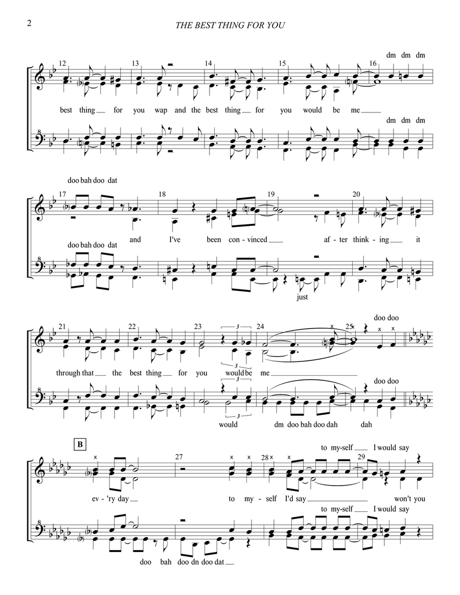 The Best Thing For You SSAA scores gallery preview page 3