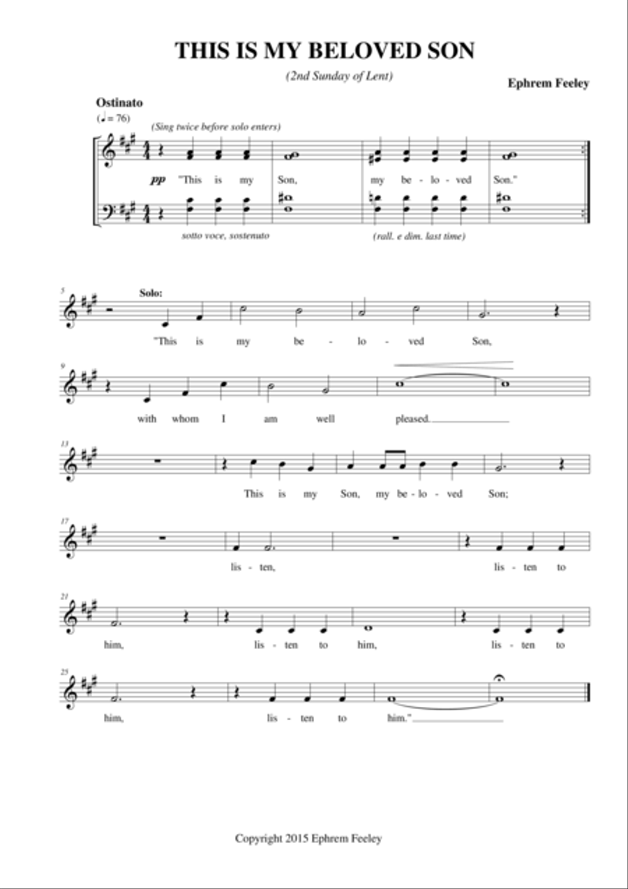 Choral Antiphons for Lent 4-Part scores gallery preview page 5