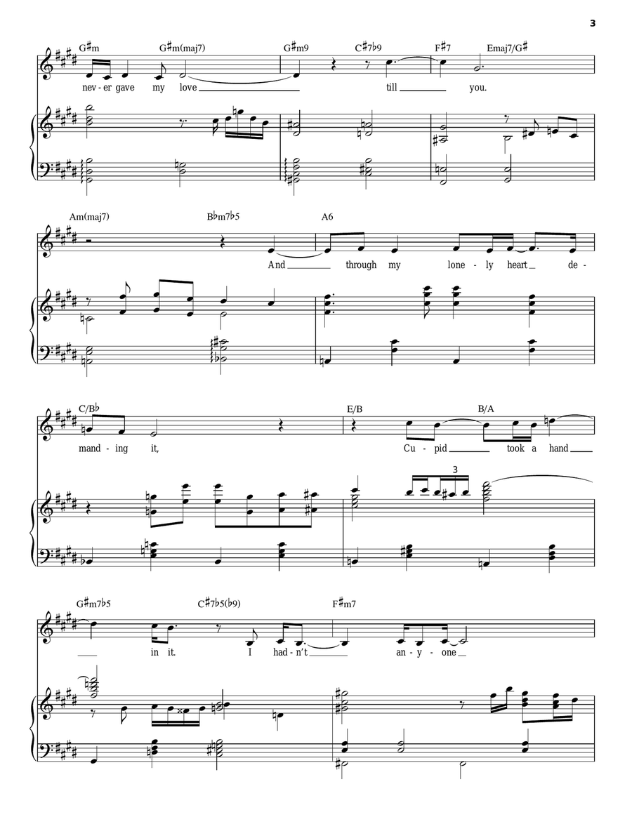 I Hadn't Anyone Till You I Hadn't Anyone Till You Voice scores gallery preview page 3