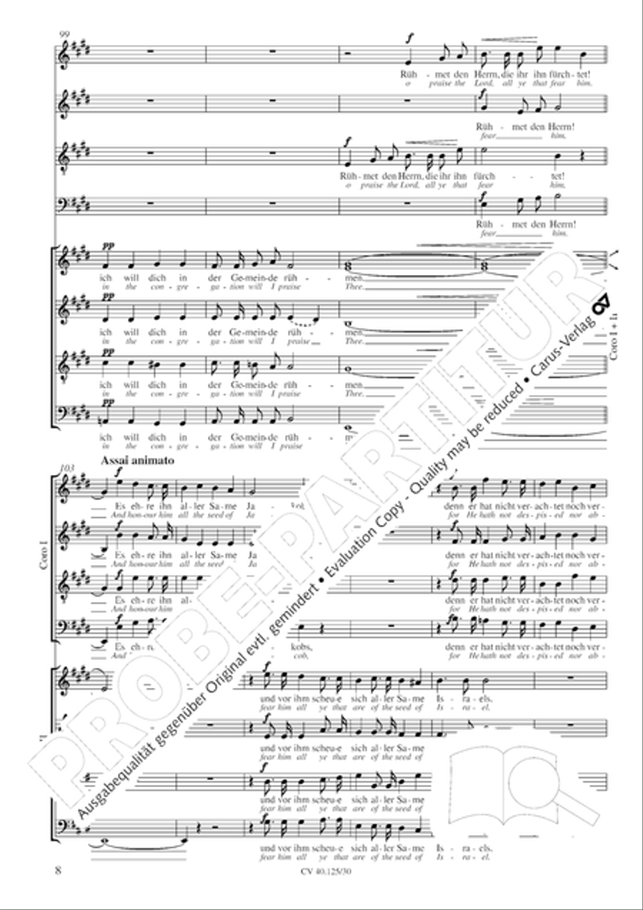 My God, where hast Thou me forsaken? 4-Part scores gallery preview page 9