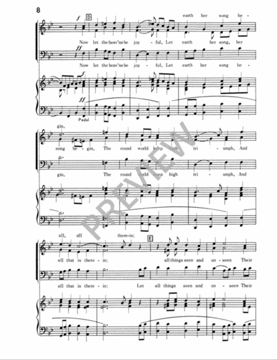 The Day of Resurrection 4-Part scores gallery preview page 9