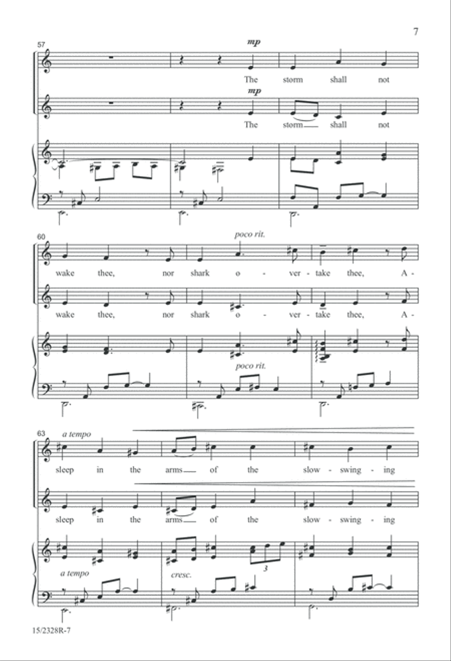 Seal Lullaby SA scores gallery preview page 8