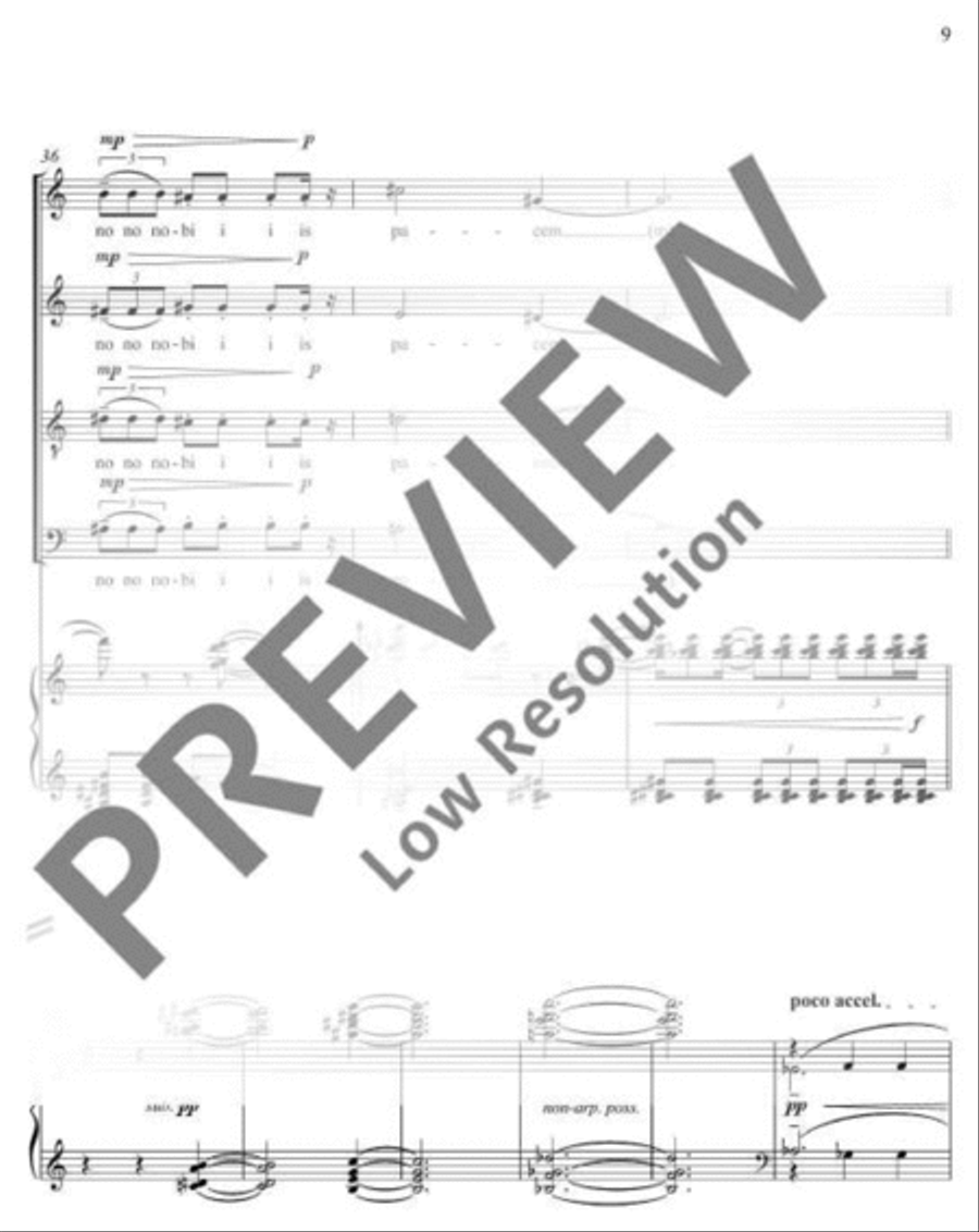 Pacem 4-Part scores gallery preview page 10