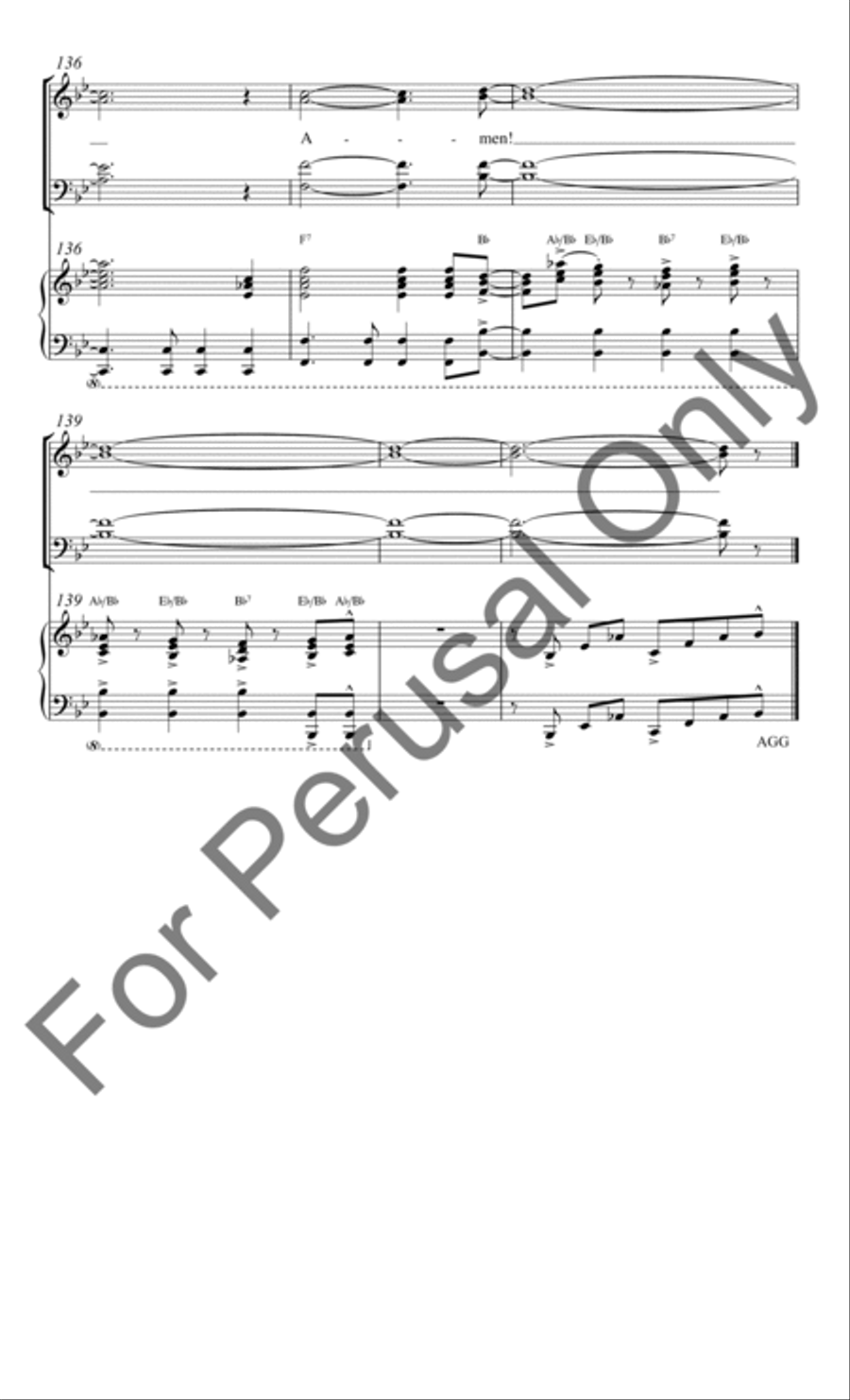 Glory to God in the Highest (Choral Score) 4-Part scores gallery preview page 14