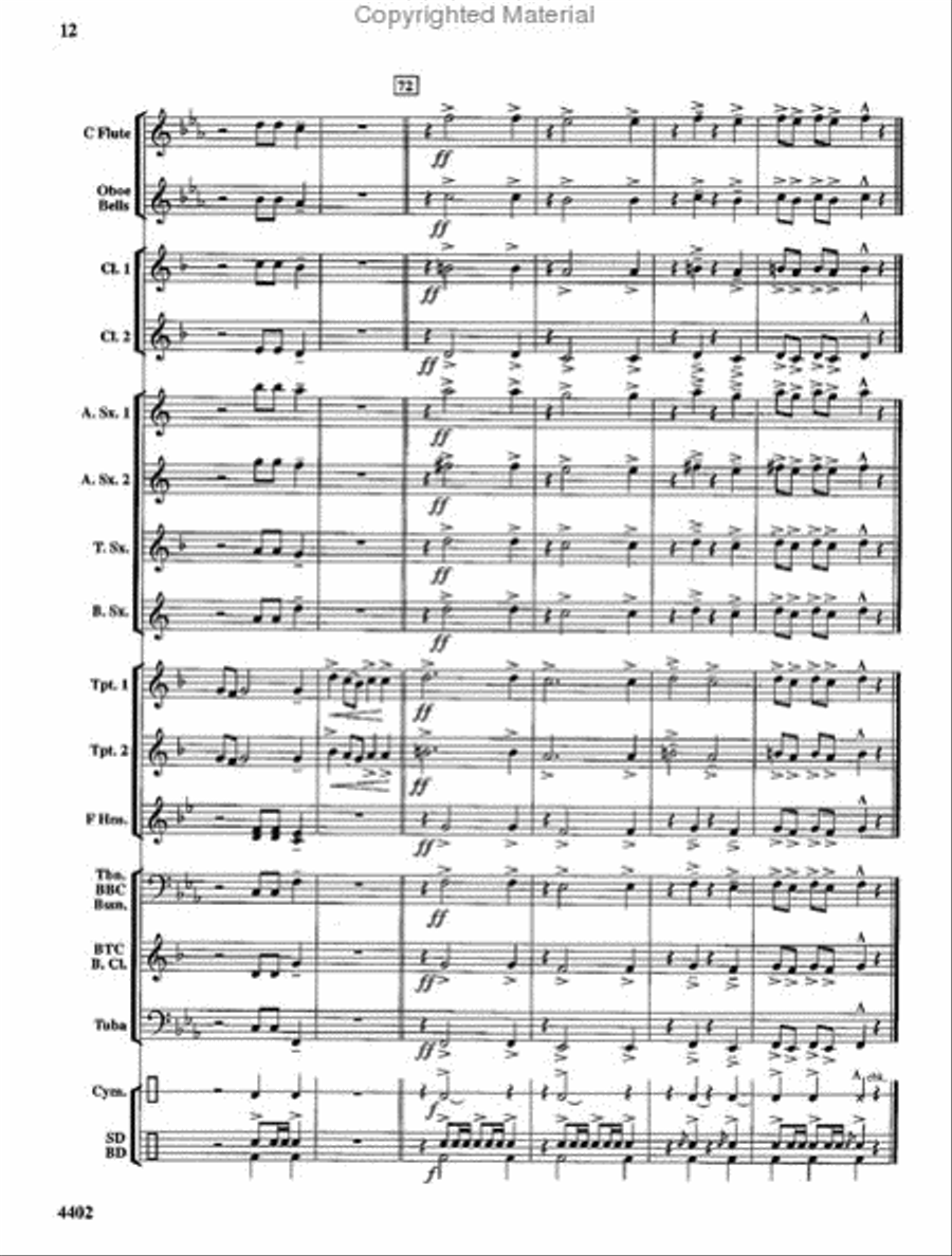 Concordium Concert Band scores gallery preview page 13