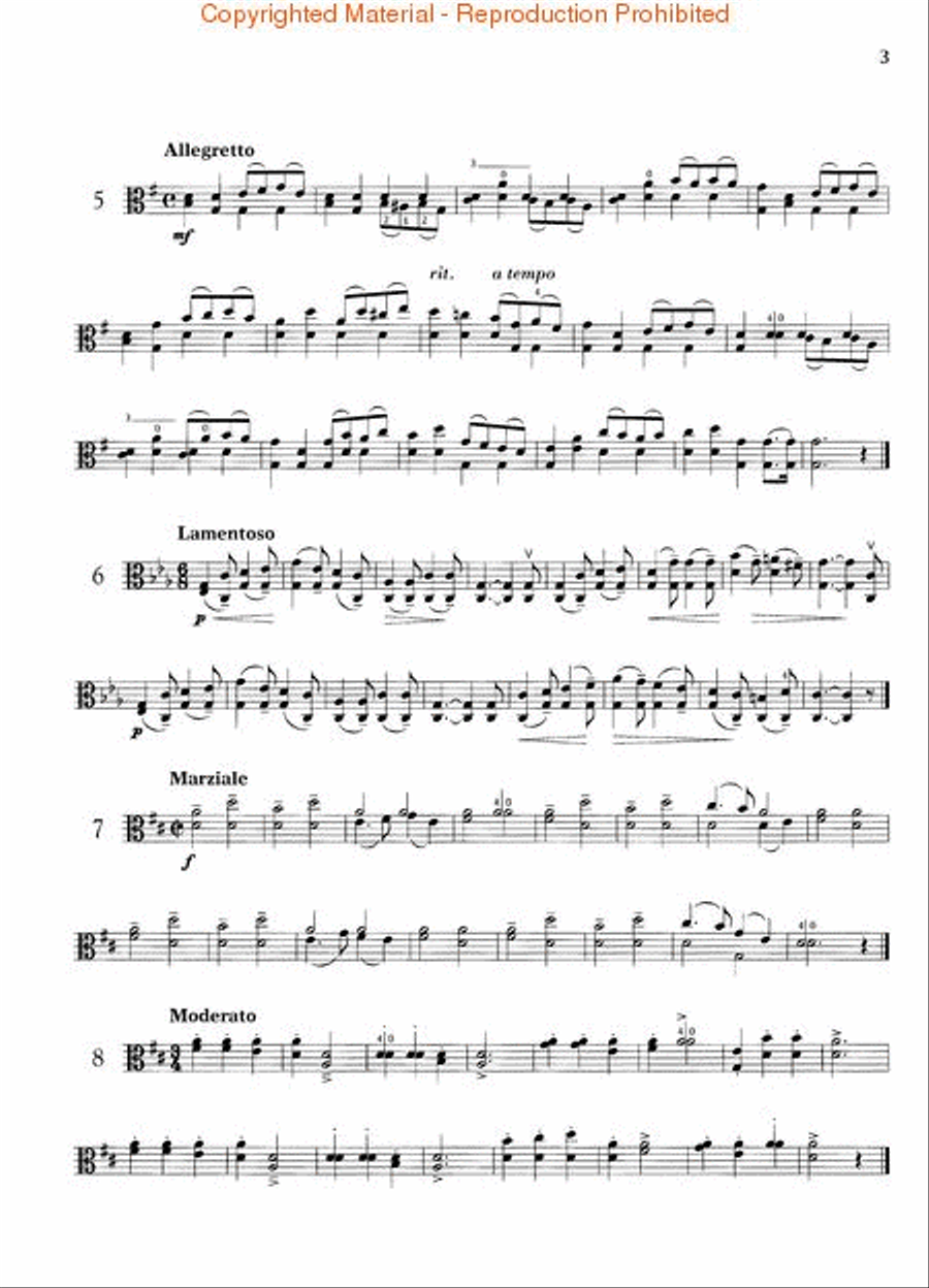 Josephine Trott – Melodious Double-Stops Book 1 Viola Solo scores gallery preview page 3