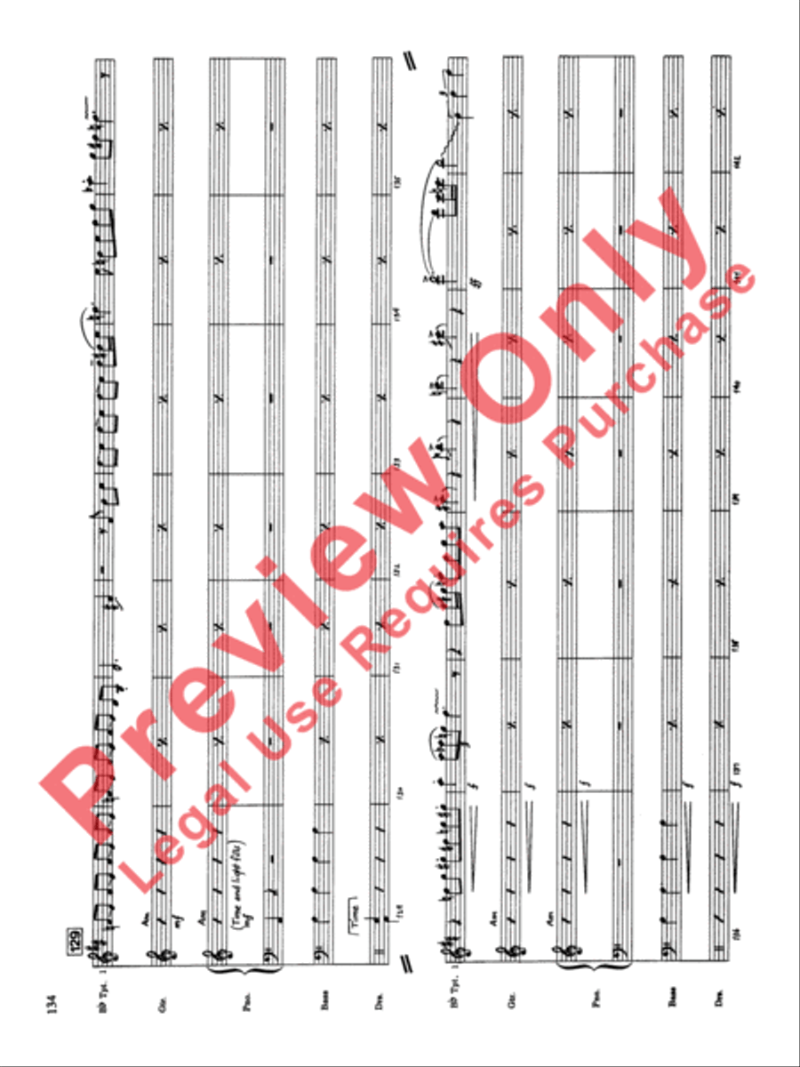Original Big Band Sounds Big Band scores gallery preview page 135