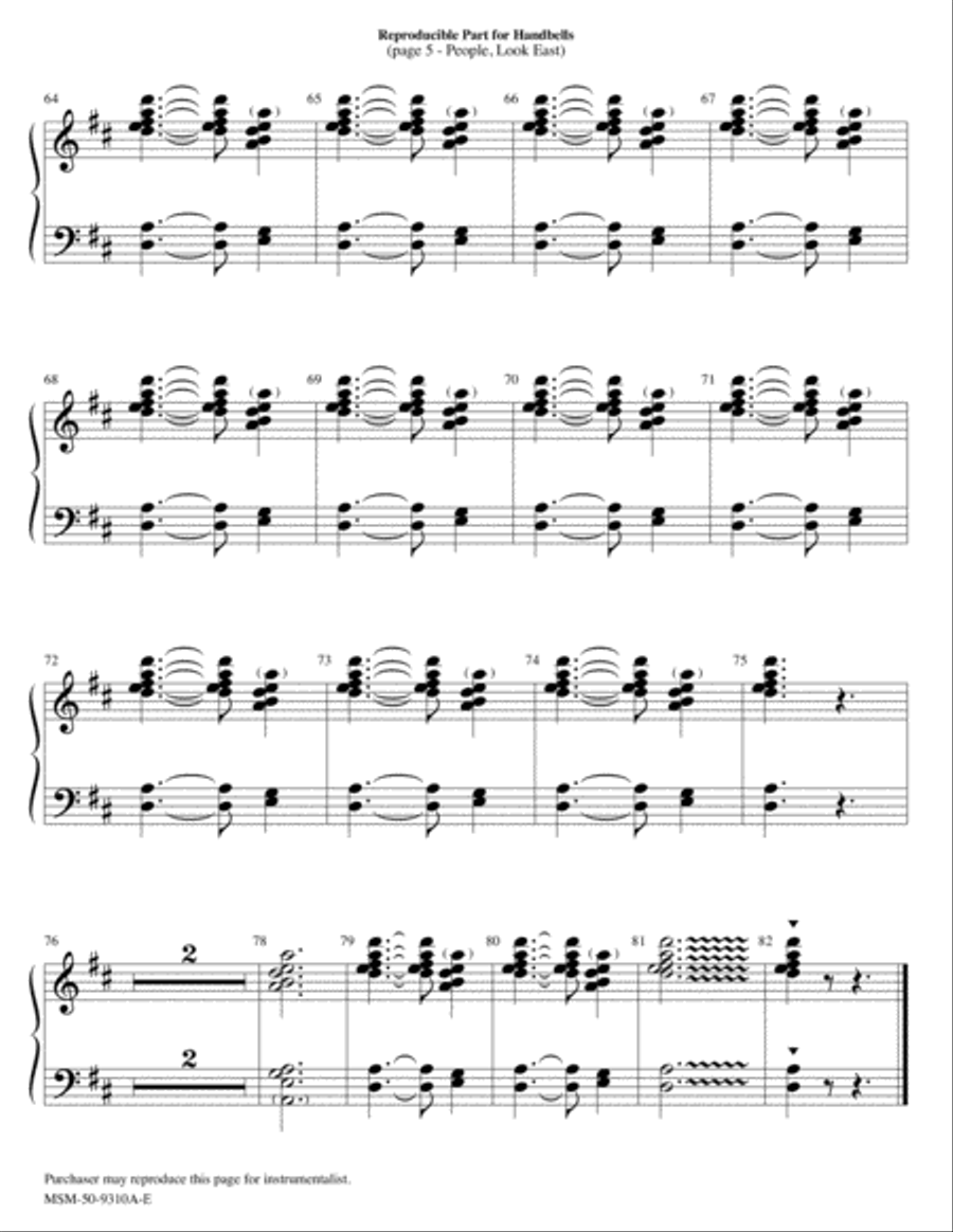 People, Look East Choir scores gallery preview page 5