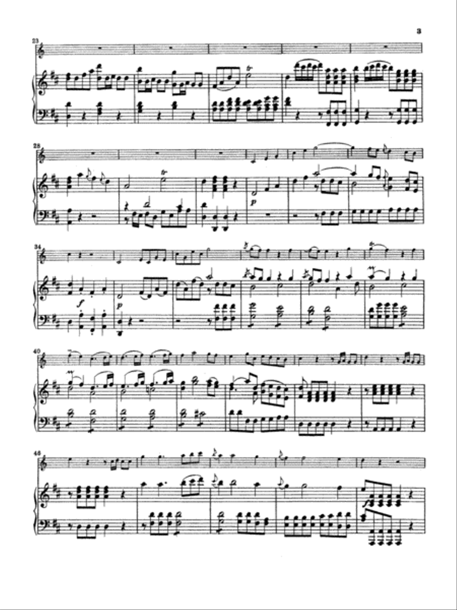 Horn Concerto No. 1 in D Major (Orch.) Small Ensemble scores gallery preview page 4