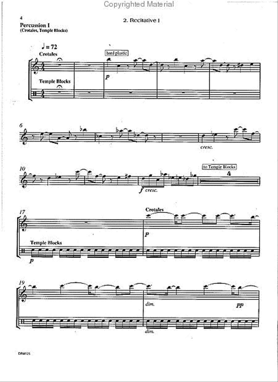 Threads Glockenspiel scores gallery preview page 2