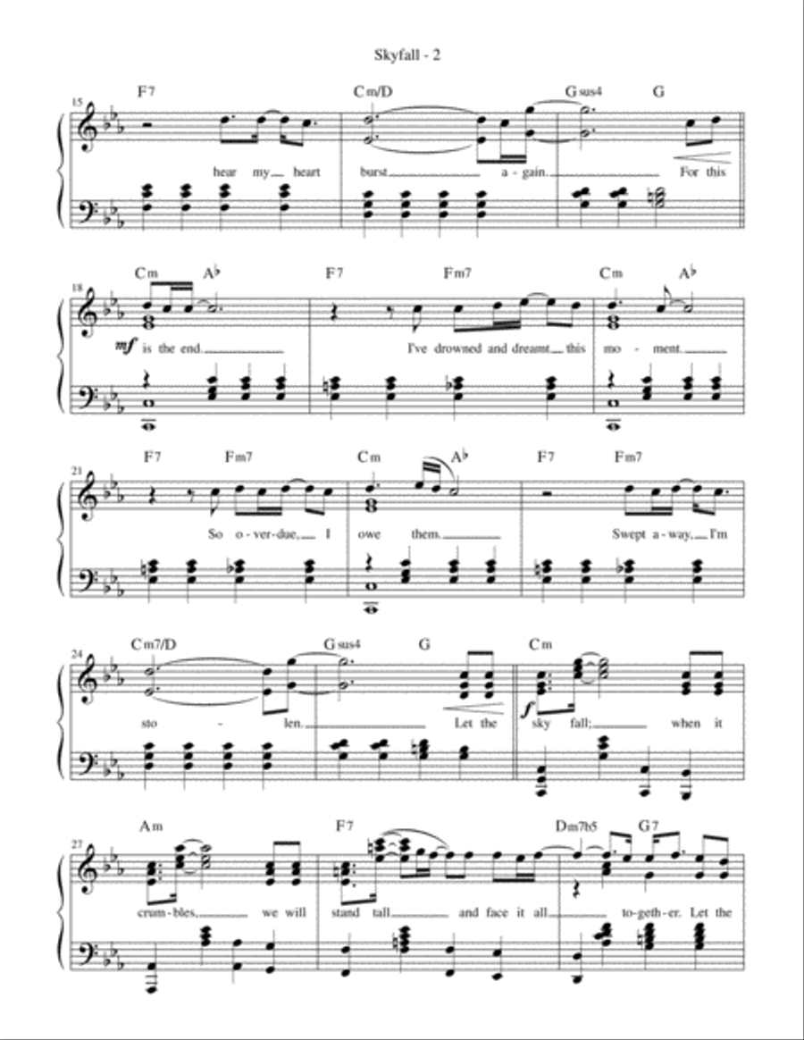 Skyfall Voice scores gallery preview page 3