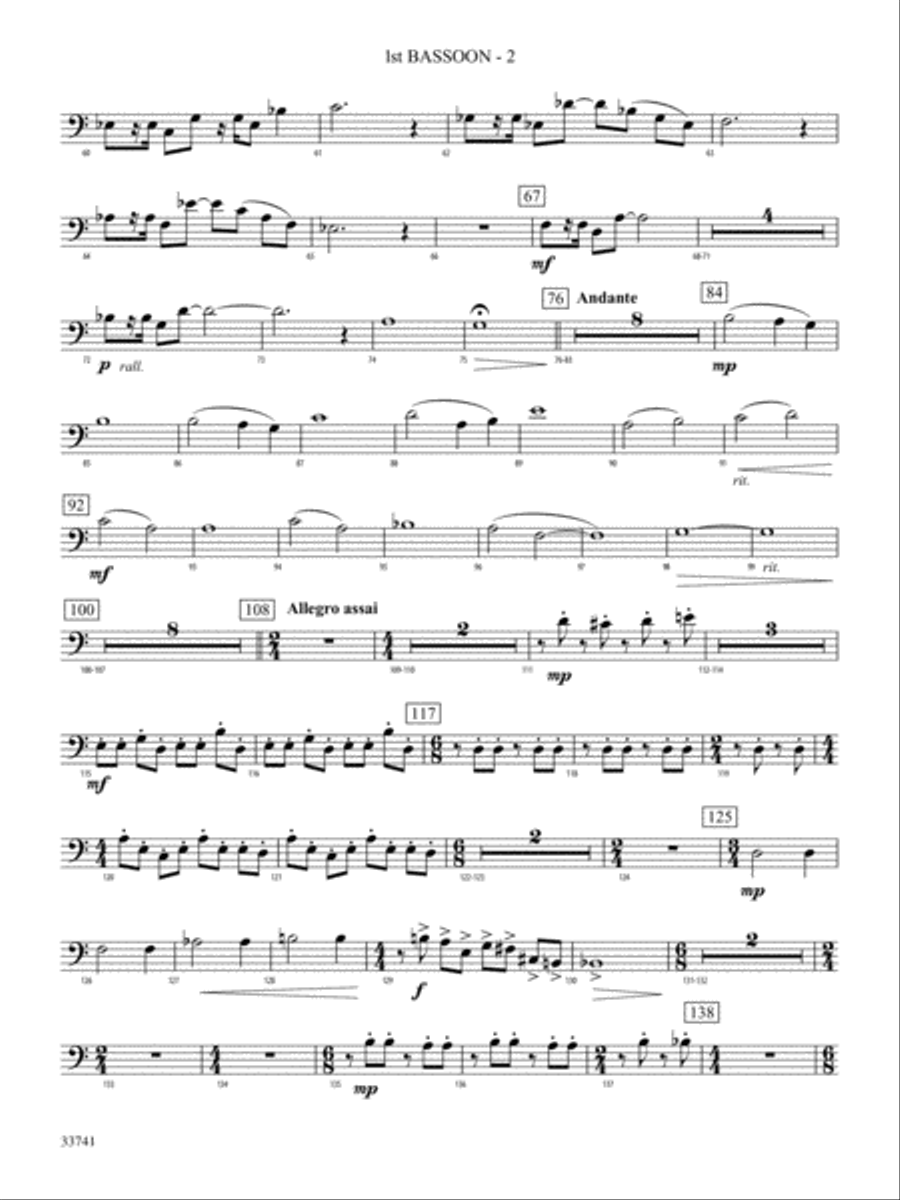 Kallalanta: Bassoon Full Orchestra scores gallery preview page 2