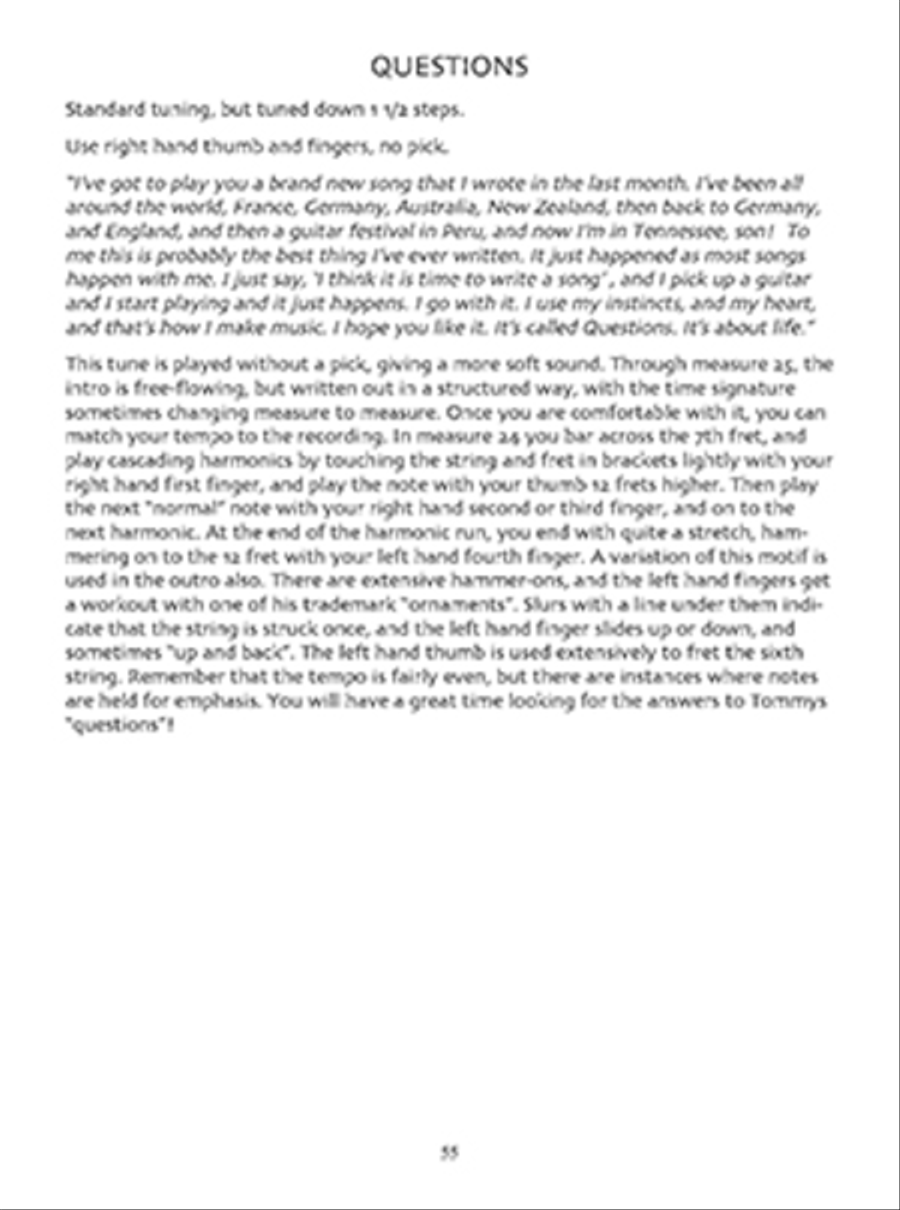 Tommy Emmanuel - Only Acoustic Guitar scores gallery preview page 3