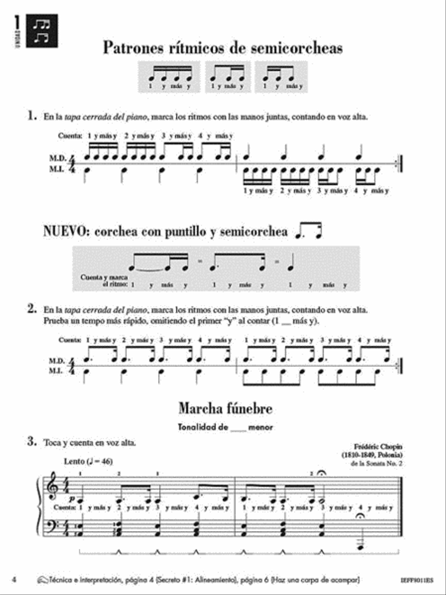Libro de lecciones y teoría, Nivel 6 Piano Method scores gallery preview page 2
