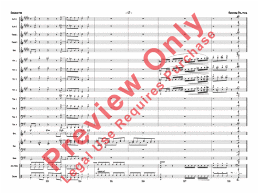 Backrow Politics Backrow Politics Jazz Ensemble scores gallery preview page 30