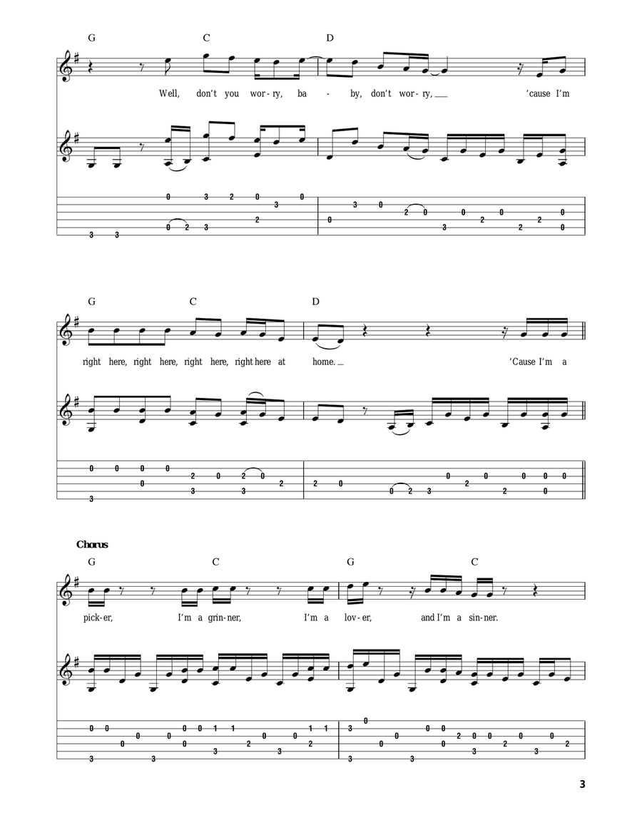 The Joker Acoustic Guitar scores gallery preview page 3