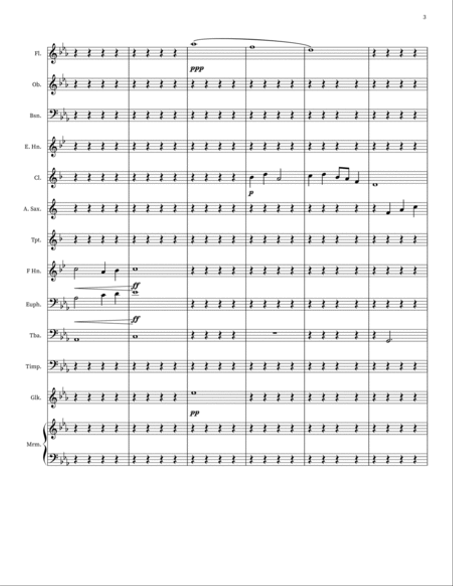 Voyage of the Sea Concert Band scores gallery preview page 3