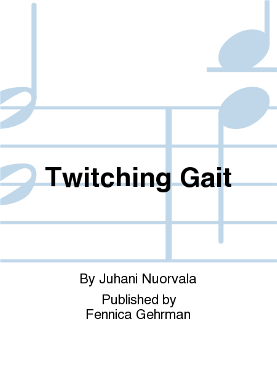 Twitching Gait Twitching Gait Clarinet scores gallery preview page 1