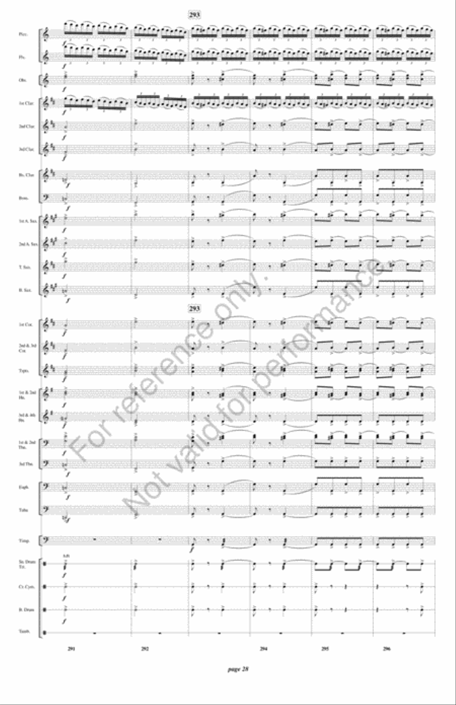 Fatinitza Concert Band scores gallery preview page 29