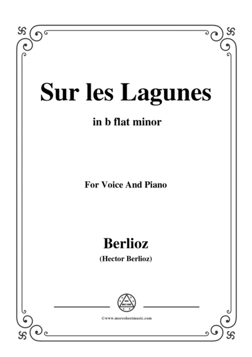 Berlioz-Sur les Lagunes in b flat minor,for voice and piano image number null