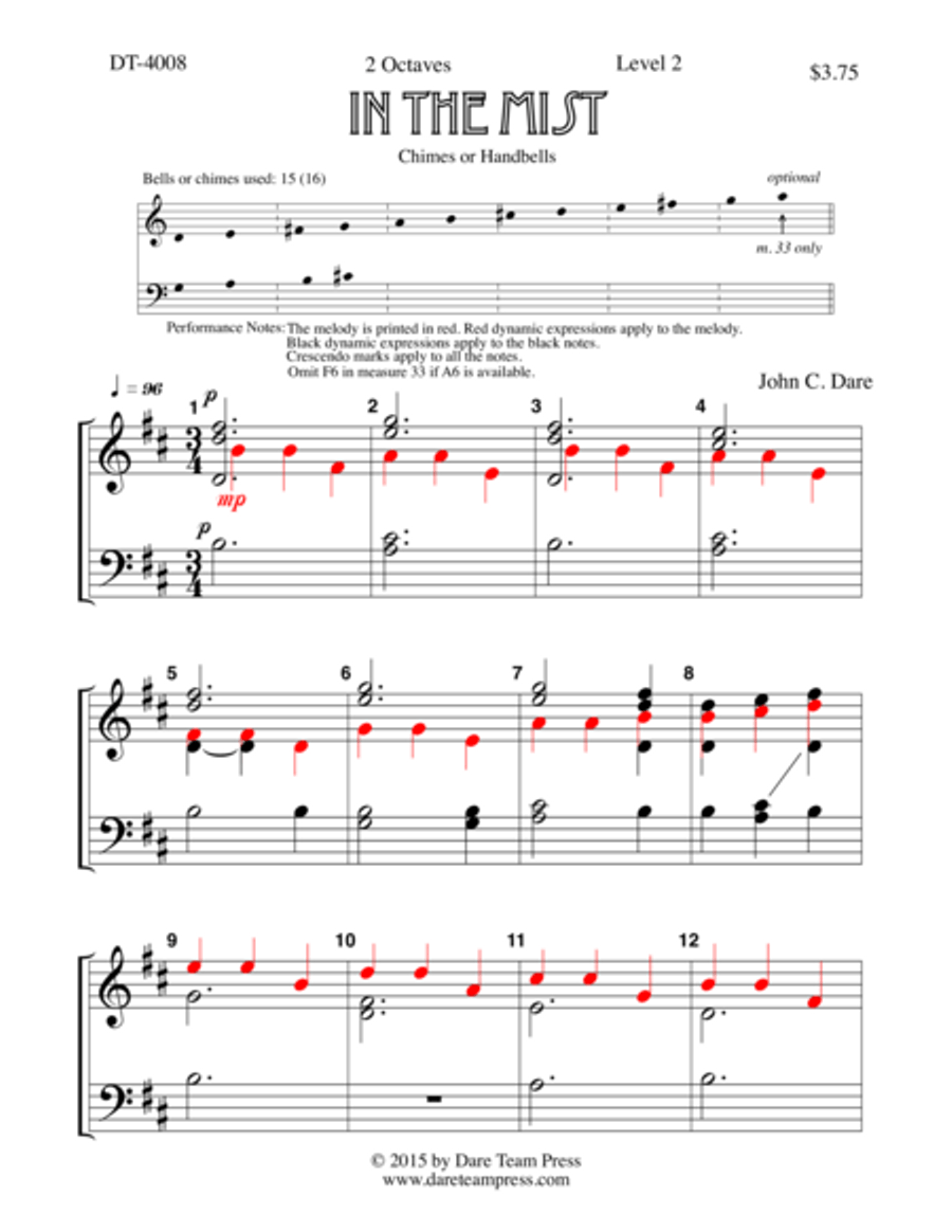 In the Mist 2-Octaves scores gallery preview page 1